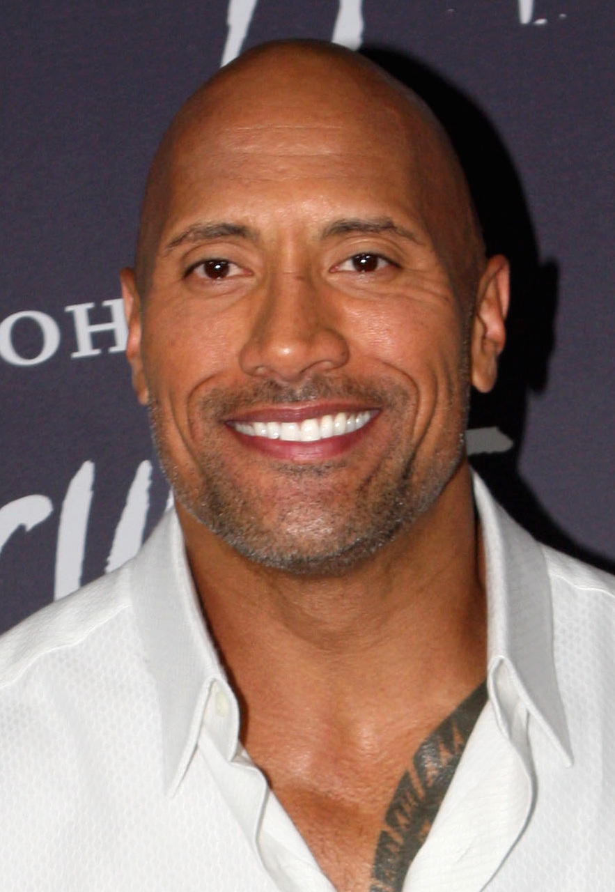 Dwayne Johnson at a 2014 press event, around the time of Hercules